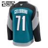 Lasten NHL San Jose Sharks Pelipaita 2025-26 Fanatics Premium Macklin Celebrini Alternate Teal